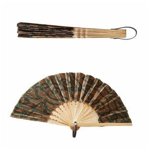 Batik Fabric & Bamboo Fan